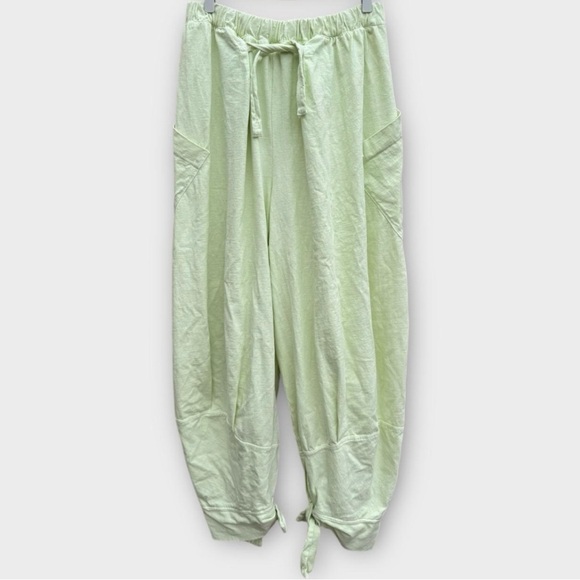 Free People Cream Pants Relaxed Fit - Picture 6 of 7